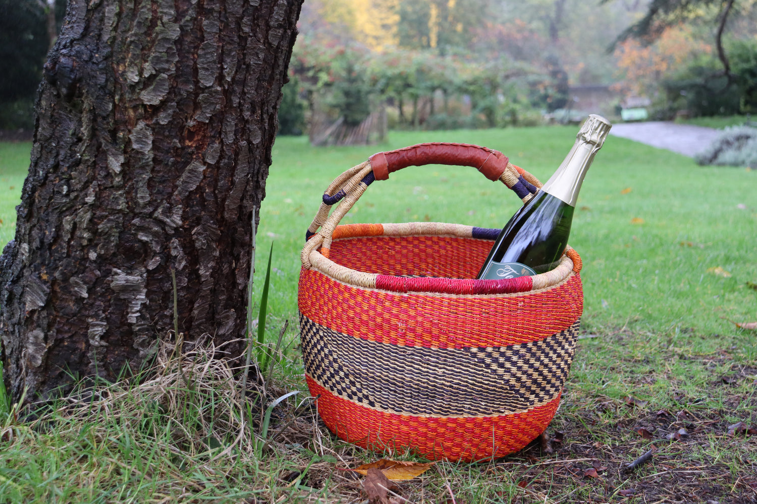 Round Bolga Baskets