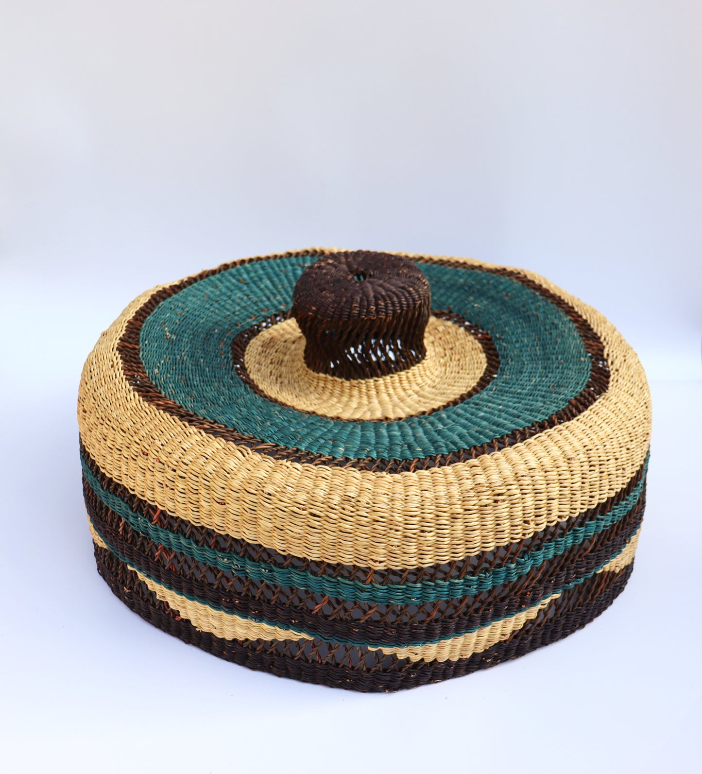 Abat-jour suspendu marron naturel